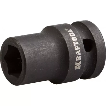 Торцовая головка KRAFTOOL &quot;INDUSTRIE QUALITAT&quot; ударная (1/2&quot;), FLANK, Cr-Mo, фосфатированная, 12 мм 27940-12_z01 купить в Сургуте