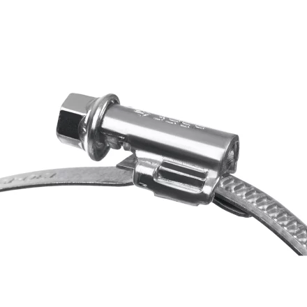 ЗУБР Х-9Н, 140 - 160 мм, накатная лента 9 мм, цинк, 10 шт, червячный хомут (37807-160) купить в Сургуте