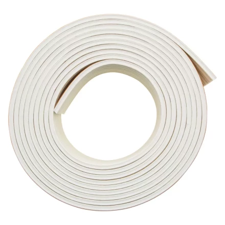 Уплотнитель резиновый, 24 м, профиль &quot;E&quot;, белый Сибртех 88905 купить в Сургуте