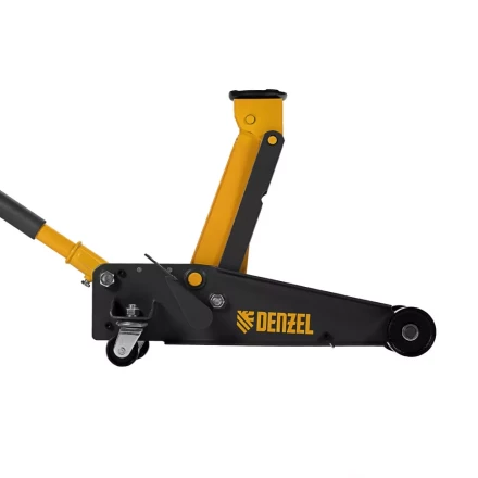 Домкрат гидравлический подкатной 3 т, с фиксатором, быстрый подъем, 135-480 мм, профессиональный Denzel 51138 купить в Сургуте