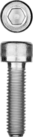 ЗУБР DIN 912, кл. пр. 8.8, М10 х 25 мм, цинк, 5 кг, винт с внутренним шестигранником, Профессионал (30318-10-025) купить в Сургуте