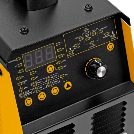 Аппарат инвертор. аргонодуговой сварки ITIG-200 DС Pulse Cold Weld, 200 А, ПВ 60%// Denzel 94329 купить в Сургуте