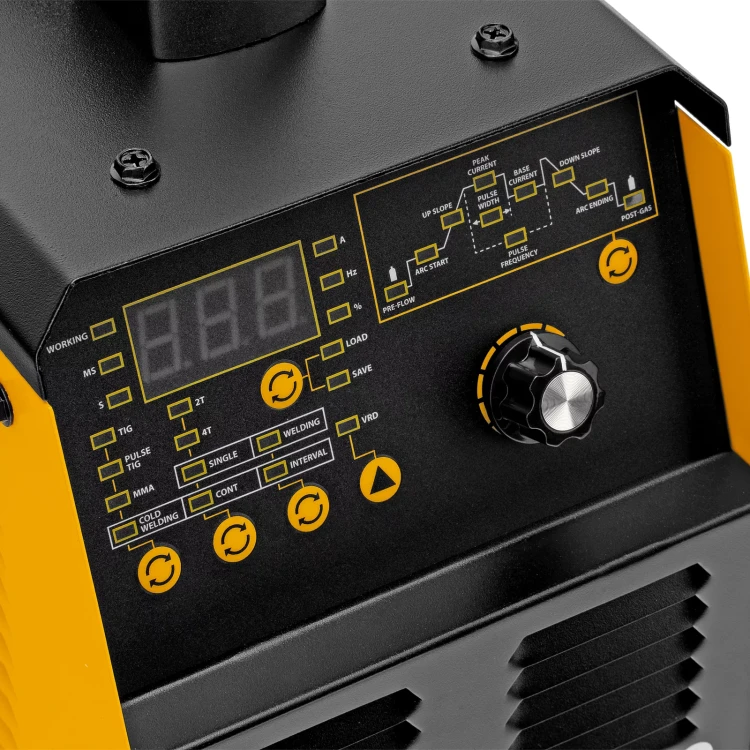 Аппарат инвертор. аргонодуговой сварки ITIG-200 DС Pulse Cold Weld, 200 А, ПВ 60%// Denzel 94329 купить в Сургуте