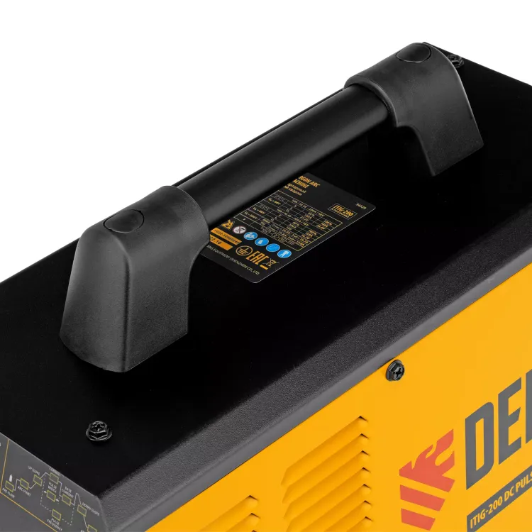 Аппарат инвертор. аргонодуговой сварки ITIG-200 DС Pulse Cold Weld, 200 А, ПВ 60%// Denzel 94329 купить в Сургуте