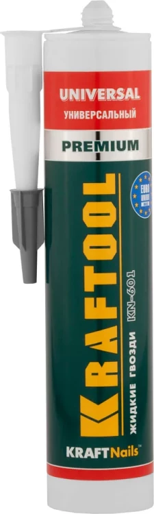 Клей монтажный KRAFTOOL KraftNails Premium KN-601, универсальный, для наружных и внутренних работ, 310мл 41341_z01 купить в Сургуте