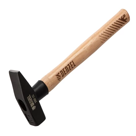 Молоток слесарный, 500 г Denzel, кованый квадратный боек, буковая рукоятка, 10429 купить в Сургуте