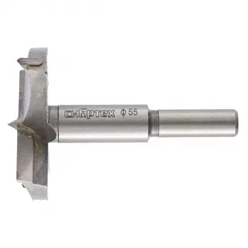 Сверло Форстнера по дереву 53 мм цилиндрический хвостовик СИБРТЕХ 704853 купить в Сургуте