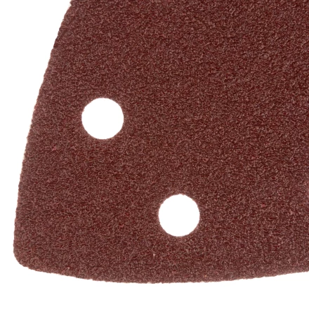 Треугольник абразивный на ворc. подложке под &quot;липучку&quot;, перф., P 80, 150х150х100 мм, 5 шт. Denzel 738597 купить в Сургуте