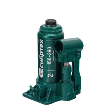 Домкрат гидравлический бутылочный Сибртех 50800, 2 т, 150-280 мм купить в Сургуте