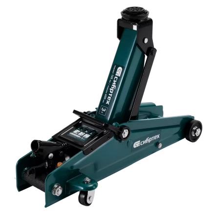 Домкрат гидравлический подкатной Сибртех 50838, 3 т, 135-400 мм купить в Сургуте