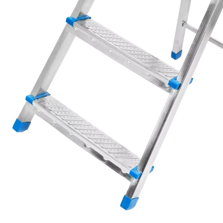 Стремянка Сибртех 97836, 4 ступени, стальная, оцинкованная купить в Сургуте