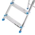 Стремянка Сибртех 97836, 4 ступени, стальная, оцинкованная купить в Сургуте