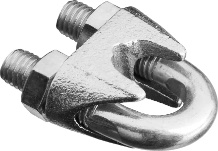 Зажим троса DIN 741, оцинкованный, 16мм, 10 шт, STAYER Master 30535-16 30535-16 купить в Сургуте