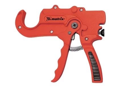 Ножницы для резки изделий из ПВХ пистолетного типа D - до 36 мм обрезиненная опорная рукоятка порошковое покрытие MATRIX 78416 купить в Сургуте
