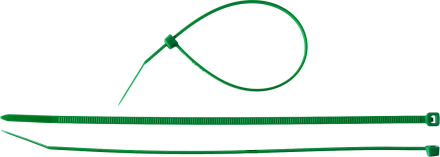 Кабельные стяжки зеленые нейлоновые промфасовка серия ПРОФЕССИОНАЛ купить в Сургуте