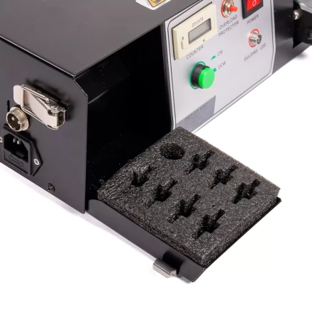 Пресс-клещи электрические КВТ ПКЭ-01 для опрессовки наконечников и разъемов матрицами МПК (87730) купить в Сургуте