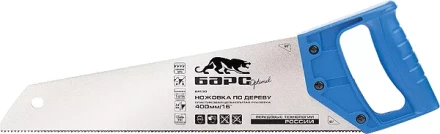 Ножовка по дереву,450 мм/18&quot;,7-8TPI,короткий зуб 2D,каленый зуб,пласт. цельнолит.рукоятка БАРС 24132 купить в Сургуте