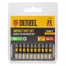 Бита IMPACT, PZ1x25 мм, лазерная обработка шлица, сталь S2, 10 шт., Е 6,3 Denzel 11686 купить в Сургуте