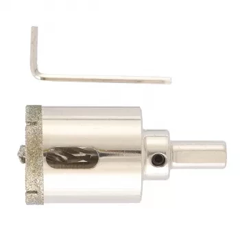 Сверло алмазное по керамограниту 38 х 67 мм 3-гранный хвостовик MATRIX 726383 купить в Сургуте