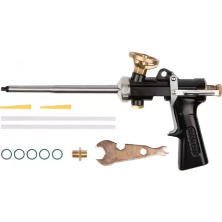 Пистолет &quot;Super-Kraft&quot; для монтажной пены, цельнометаллический, KRAFTOOL 6853 купить в Сургуте