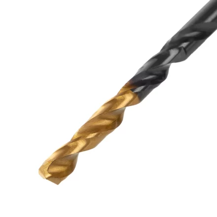 Сверло по металлу, 4 мм, HSS-Tin, Golden Tip, 10 шт. Denzel 717209 купить в Сургуте