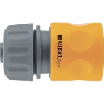 Соединитель пластмассовый быстросъемный для шланга 3/4 однокомпонентный PALISAD LUXE 66257 купить в Сургуте