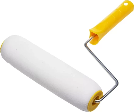 Валик &quot;СТРУКТУРНЫЙ ПОРОЛОН В ГОРОШЕК&quot; малярный в сборе, бюгель 6мм, 80x240мм, STAYER Profi 0367-24 купить в Сургуте