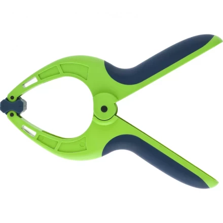 Струбцина клещеобразная 3-3/16 пластиковый корпус двухкомпонентные рукоятки усиленная пружина 82 мм Сибртех 20788 купить в Сургуте