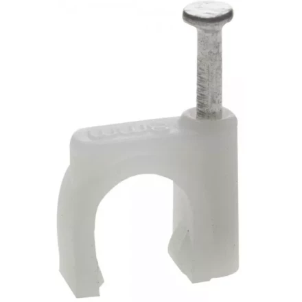 ЗУБР &quot;МАСТЕР&quot;. Скоба-держатель для круглого кабеля, с оцинкованным гвоздем, 10 мм, 40 шт 45111-10 купить в Сургуте