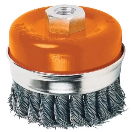 Щетка чашечная для шлифмашин сталь 80мм M14 S-T Кратон 1 11 02 002 купить в Сургуте