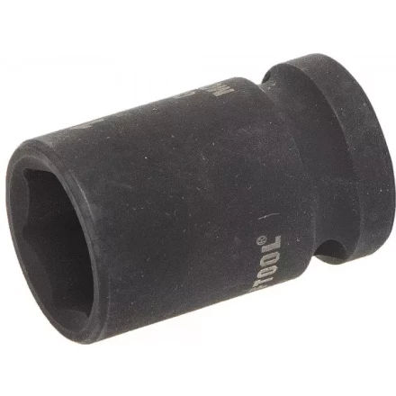 Торцовая головка KRAFTOOL &quot;INDUSTRIE QUALITAT&quot; ударная (1/2&quot;), FLANK, Cr-Mo, фосфатированная, 16 мм 27940-16_z01 купить в Сургуте