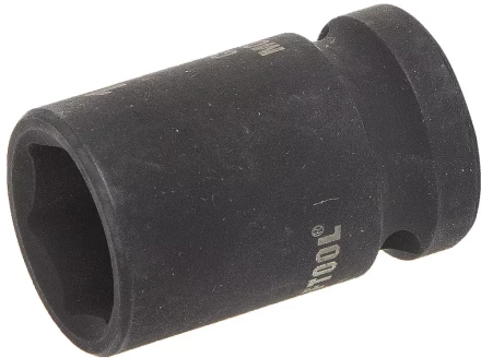 Торцовая головка KRAFTOOL &quot;INDUSTRIE QUALITAT&quot; ударная (1/2&quot;), FLANK, Cr-Mo, фосфатированная, 16 мм 27940-16_z01 купить в Сургуте