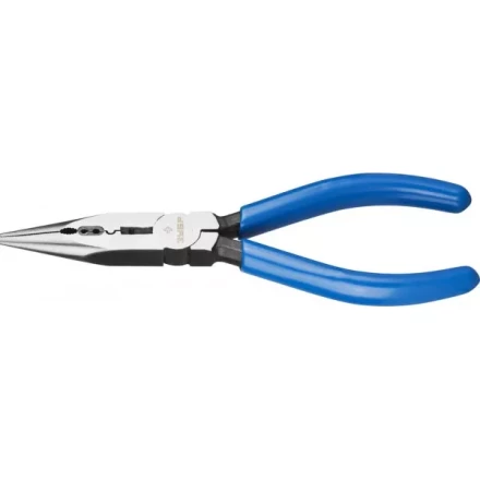 Тонкогубцы ЗУБР &quot;ПРОФЕССИОНАЛ&quot; многофункциональные, хромоникелевая сталь, обливные рукоятки, 160мм 22175-3-16 купить в Сургуте