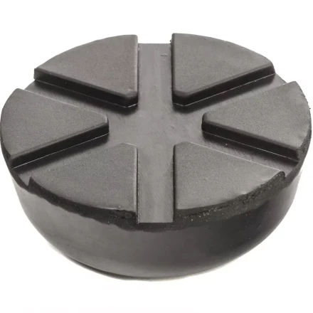 Резиновая опора для подкатного домкрата универсальная D=89 mm d=60 mm H=35 mm MATRIX 50910 купить в Сургуте