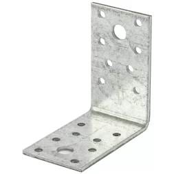 Крепежный уголок 2,5мм КU 70x70x40 мм Россия Сибртех 464023