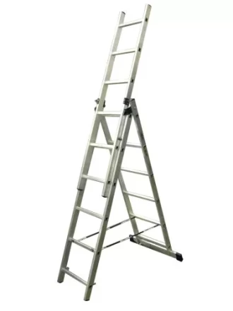 Лестница трехсекционная 3х  6 ступеней  &quot;Энкор&quot; 69680 купить в Сургуте