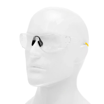 Очки защитные открытые Denzel 89198, поликарбонатные, прозрачная линза купить в Сургуте