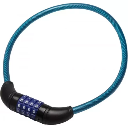 Замок ЗУБР &quot;ПРОФЕССИОНАЛ&quot;, тросовый, кодовый, с изменяемым кодом, длина троса - 650мм, d 10мм 37262-65_z01 купить в Сургуте