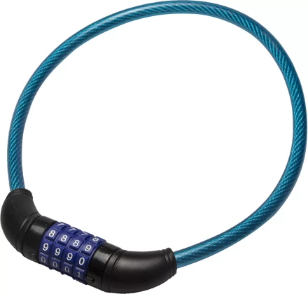 Замок ЗУБР &quot;ПРОФЕССИОНАЛ&quot;, тросовый, кодовый, с изменяемым кодом, длина троса - 650мм, d 10мм 37262-65_z01 купить в Сургуте