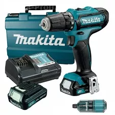 Аккумуляторная дрель-шуруповерт Makita DF331DWYE4 купить в Сургуте