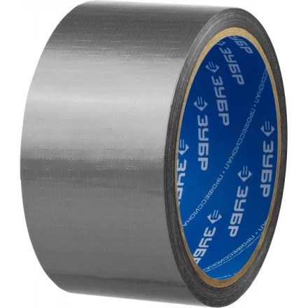 Армированная лента, ЗУБР &quot;ПРОФЕССИОНАЛ&quot; 12090-50-10, универсальная, влагостойкая, 48мм х 10м, серебристая 12090-50-10 купить в Сургуте