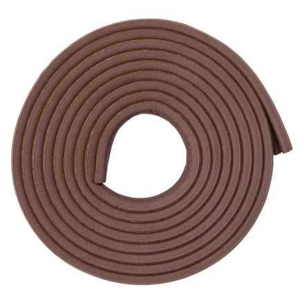 Уплотнитель резиновый, 12 м, профиль &quot;P&quot;, коричневый Сибртех 88908 купить в Сургуте
