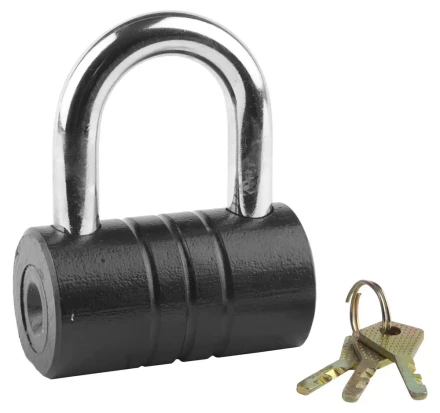 Замок ЗУБР &quot;МАСТЕР&quot; навесной, повышенной защищенности, дисковый механизм секрета, ключ 7 &quot;пинов&quot;, 82 x 46 мм 3720-21_z01 купить в Сургуте