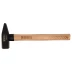 Молоток слесарный, 1000 г Denzel, кованый квадратный боек, буковая рукоятка 10437 купить в Сургуте