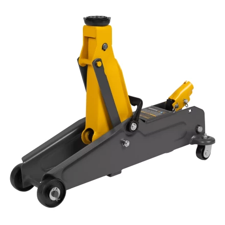 Домкрат гидравлический подкатной Denzel 51230, 2 т, 135-385 мм купить в Сургуте