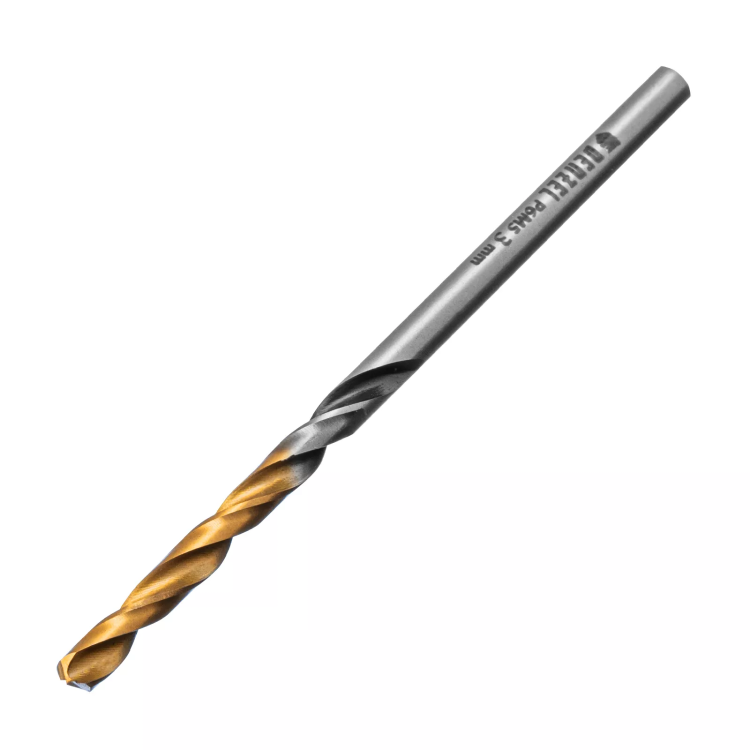 Сверло спиральное по металлу Denzel 3 x 61мм, Р6М5, Golden Tip, многогранная заточка, 2шт., 718268 купить в Сургуте