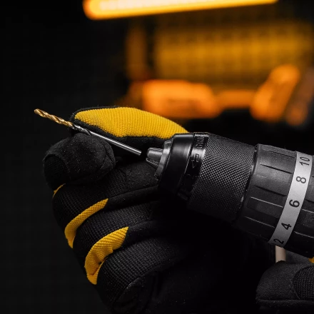 Сверло спиральное по металлу Denzel 3 x 61мм, Р6М5, Golden Tip, многогранная заточка, 2шт., 718268 купить в Сургуте