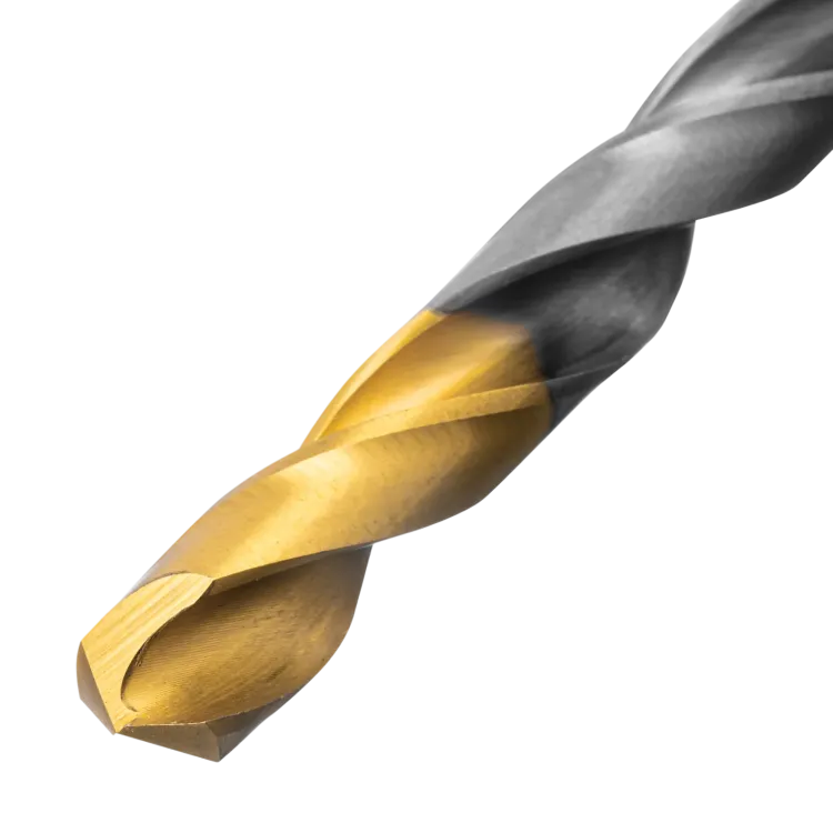 Набор сверл по металлу Denzel 723001, 1-10 мм, Р6М5-TiN, Golden Tip, 10 шт купить в Сургуте