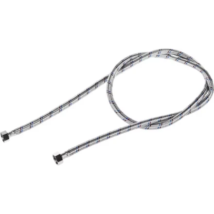 Подводка гибкая ЗУБР для воды, оплетка из нержавеющей стали, г/г 1/2&quot; - 1,8м 51005-G/G-180 купить в Сургуте