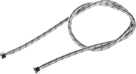Подводка гибкая ЗУБР для воды, оплетка из нержавеющей стали, г/г 1/2&quot; - 1,8м 51005-G/G-180 купить в Сургуте